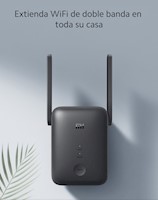 REPETIDOR WIFI XIAOMI AC 1200 DUAL 2.4 GHZ, 5 GHZ - NEGRO